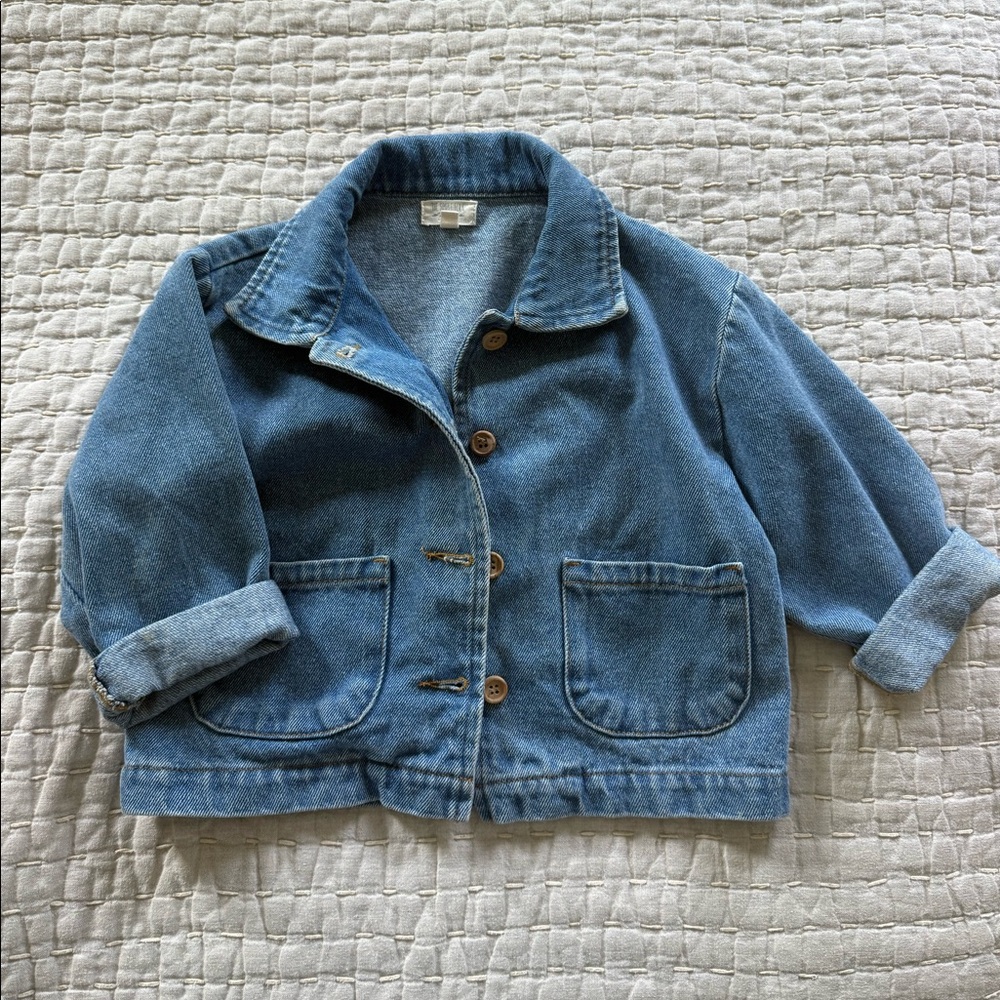 Simple folk denim jacket